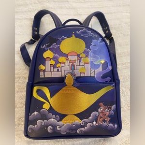 NWT- Jasmine Castle Disney LOUNGEFLY - mini backpack